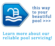 Reliable pool servicing from Alison Pools, LLC.